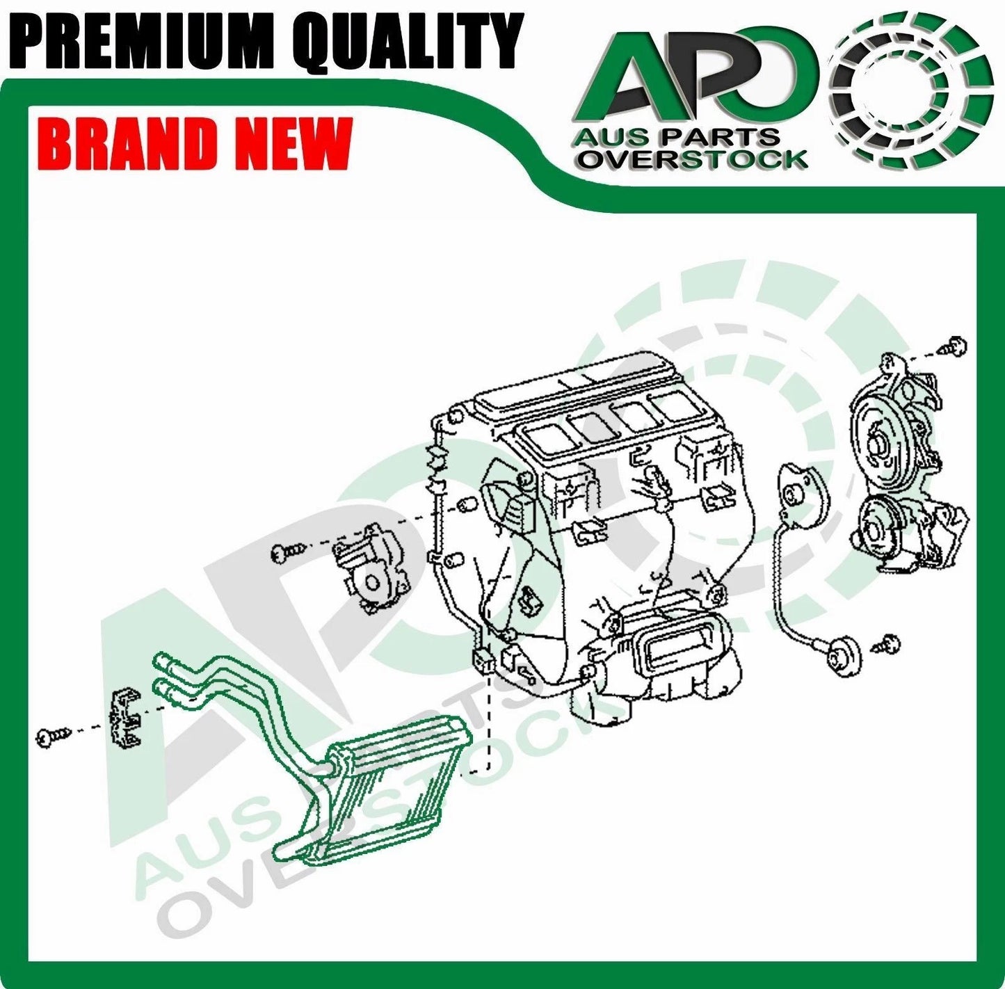 Heater Core For TOYOTA AURION GSV50R 2011-On
