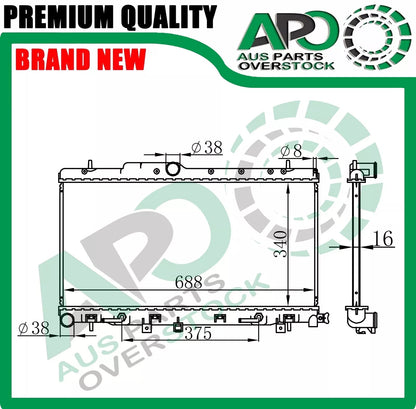 Radiator for SUBARU Impreza WRX GG GD S44 Turbo/ Twin Turbo B4