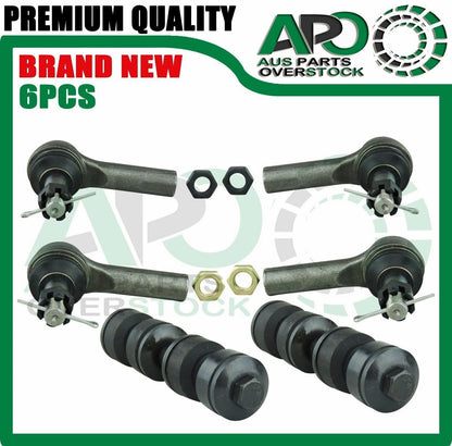 Tie Rod End Sway Bar Link Kit Compatible with NISSAN NAVARA D22 4WD 1998-2004