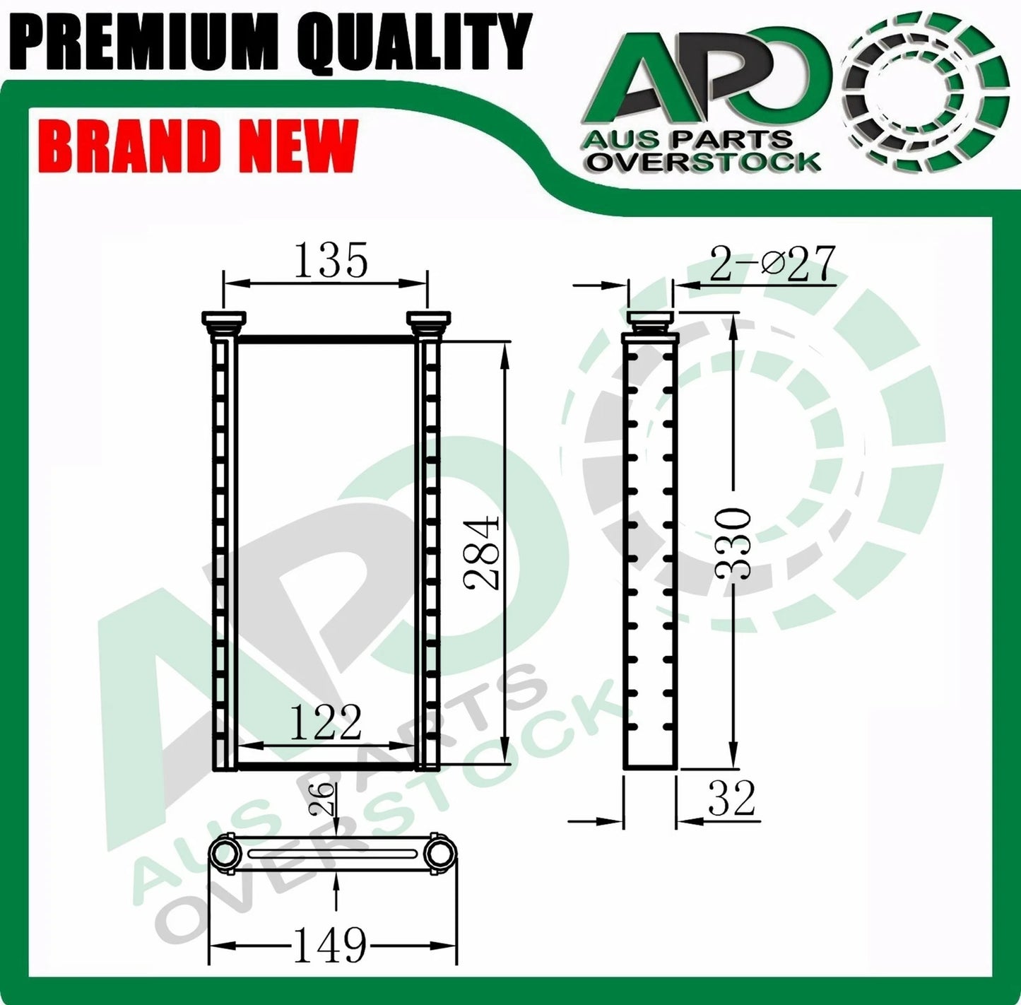 Heater Core For TOYOTA FJ CRUISER GSJ15R 2011-On