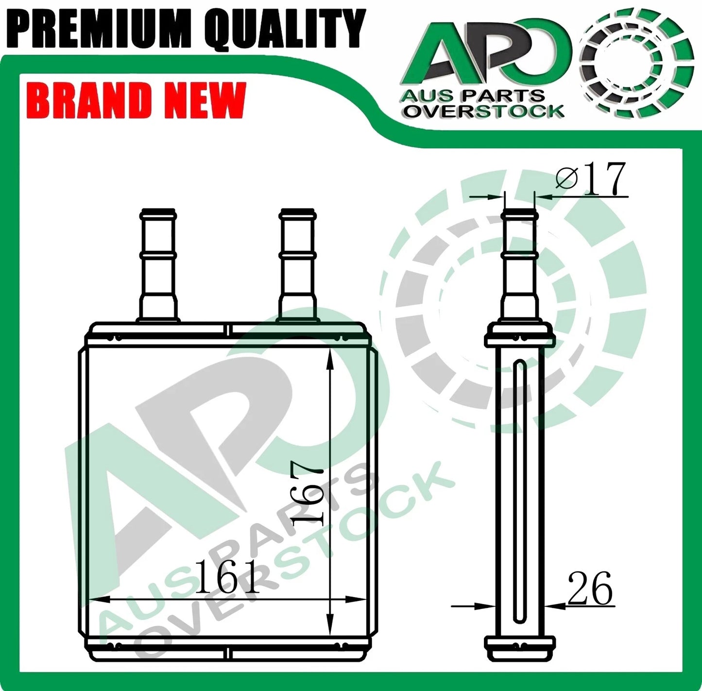 Heater Core HYUNDAI GETZ BU TB 5/2002-On