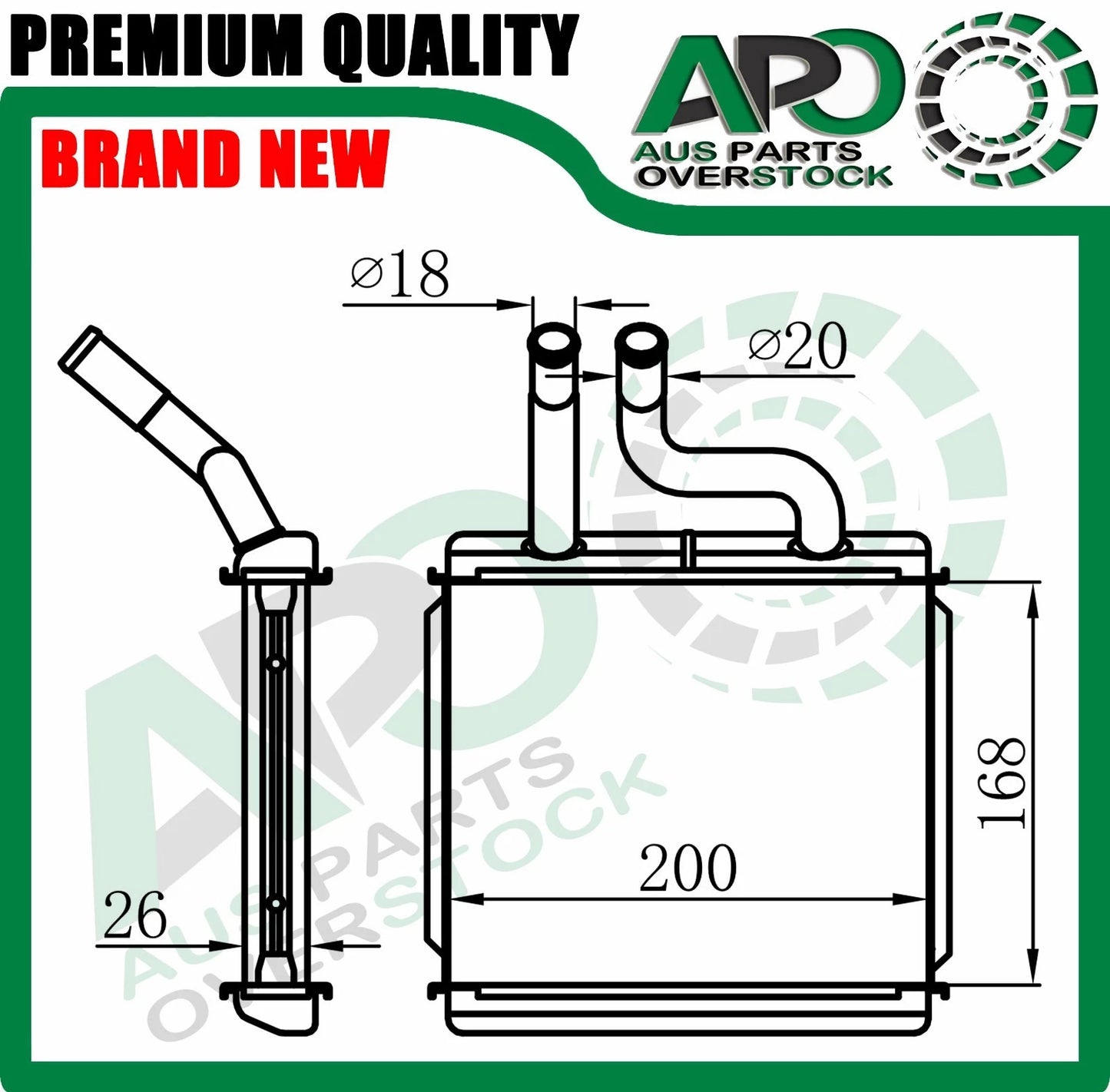 Heater Core For Daewoo Lanos 1997-2003