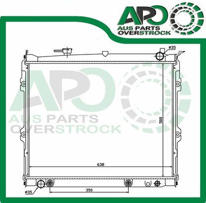 Radiator For MAZDA MPV LV11E1 Auto Manual 10/95-6/99 (500mm H)