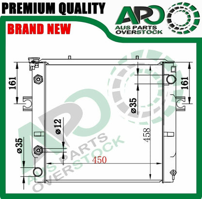 Premium Radiator For NISSAN FORKLIFT PL02 Core 450x458