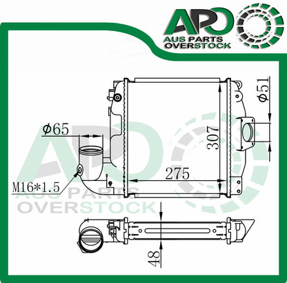 Intercooler Fit TOYOTA HILUX KUN16R 26R 3.0L Turbo Diesel 2005-