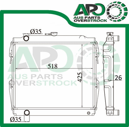 RADIATOR FOR Toyota Hilux RN90 RN105 R N110 2.4L Diesel 83-97