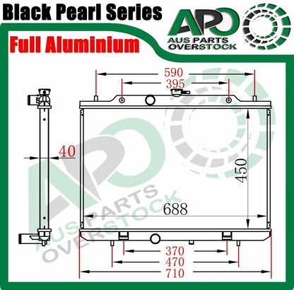 3 Core Full Alloy Radiator For NISSAN X-TRAIL T31 2.0L 2.5L Petrol Auto Manual 2007-2013