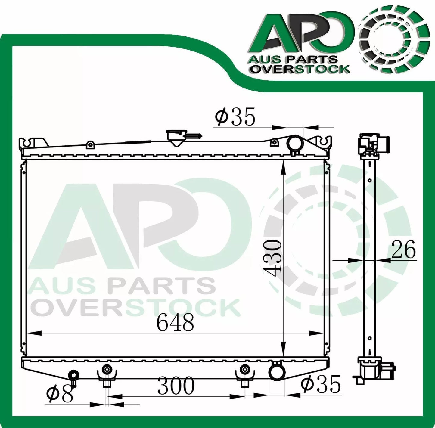 Radiator For NISSAN NAVARA D21 PETROL Auto Manual 1986-1997