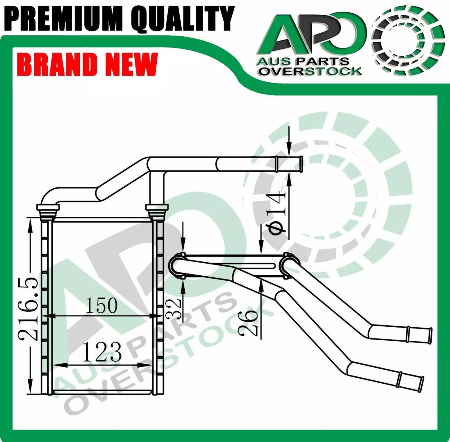 Heater Core For SUZUKI SX4 GYA GYB GYC 2007-2013