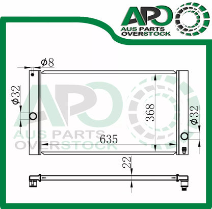 Radiator Volvo S40 / V50 MS MW 2.4L 2.5T Petrol / 2.0D D5 Diesel 9/05-On
