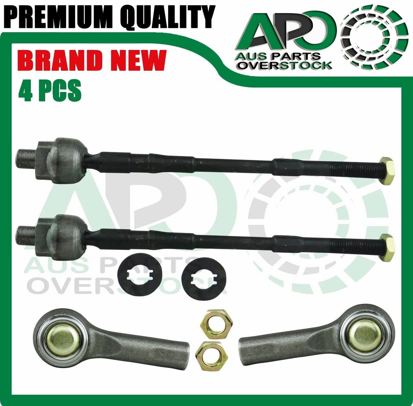 Inner & Outter Tie Rod End Kit Compatible with NISSAN X-TRAIL T30 2001-2007
