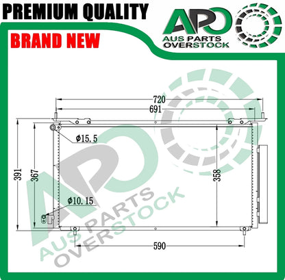 Air Condenser for Honda CRV CR-V RD7 2001-2007