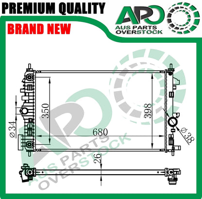 Radiator For HOLDEN MALIBU EM 2.0T Diesel Auto Manual 2013-2016