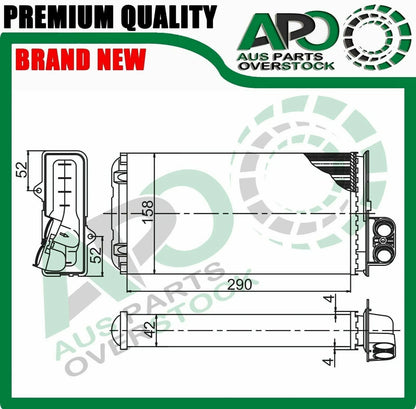 Heater Core For Peugeot 607 9D 9U Petrol / Diesel 5/2000-On