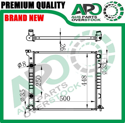 Radiator For NISSAN 300ZX Z32 VG30D 3.0L Twin Turbo 1990-1996