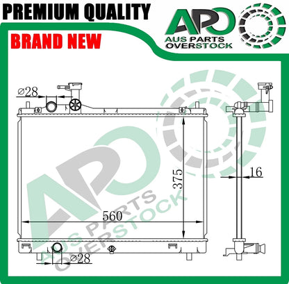 Radiator SUZUKI SWIFT AZ 1.0L 1.2L Petrol / Hybrid 2017-On
