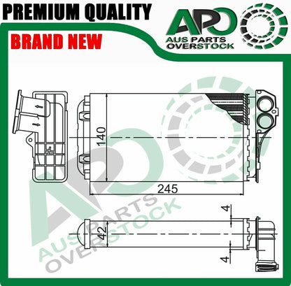 Heater Core For Peugeot 307 3_ Petrol / Diesel 8/2000-6/2005