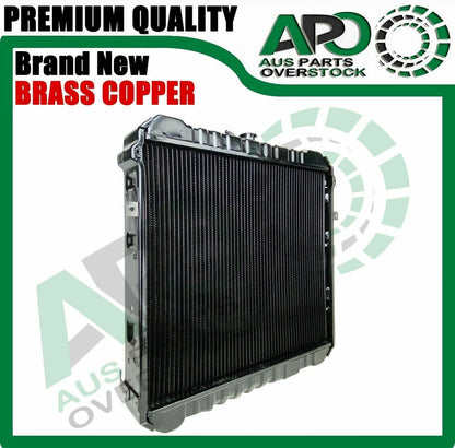 Copper Brass Radiator For DAIHATSU DELTA V57 V58 Lower hose on driver side