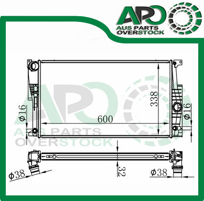 Radiator for BMW 4 Series F32 F33 F36 F82 420i 428i 435i 6/2013-On