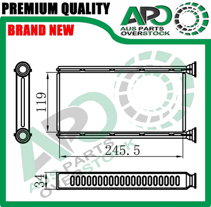 Heater Core For MITSUBISHI TRITON MN ML Petrol Diesel 11/2012-04/2015