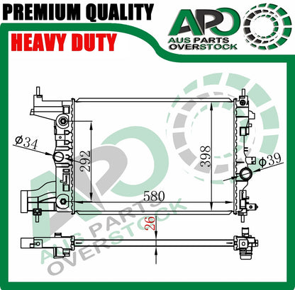 Radiator For HOLDEN CRUZE JG 2009-On Auto & Manual