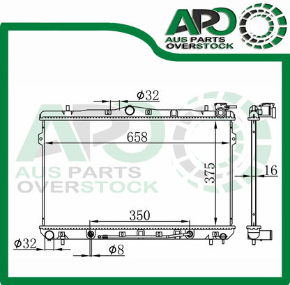 Radiator For HYUNDAI LANTRA J2/ L3 95-00 // FX Coupe 96-02 Auto Manual