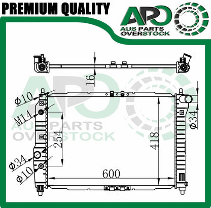 Radiator for HOLDEN BARINA TK SERIES I 12/05-2008 600mm Core width