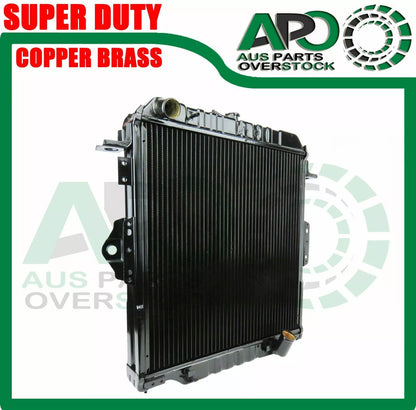 4 Row Copper Brass Radiator For Toyota Landcruiser FZJ75 FZJ75 70 Series 99-06