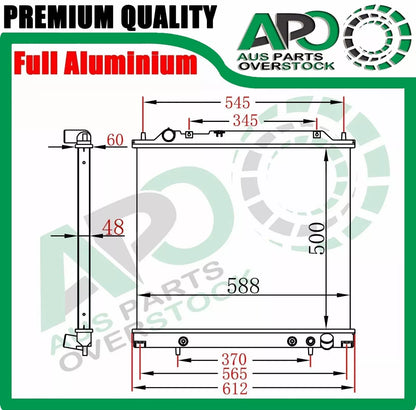 Full Alloy Radiator For Mitsubishi Delica L400 WA Express Starwagon 1994-2006