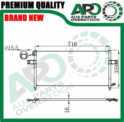 Air Condenser for NISSAN NAVARA D22 1998-2004