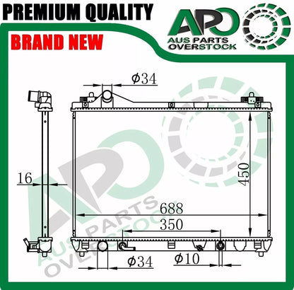 Radiator SUZUKI GRAND VITARA JB JT 2.0L 2.4L Petrol Auto Manual 8/2005-2018