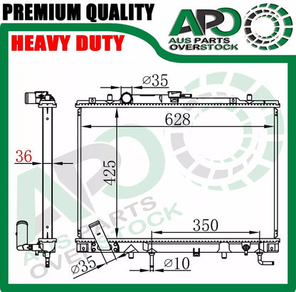 Radiator MITSUBISHI CHALLENGER PA I II 12/1997-1/2006 Auto Manual