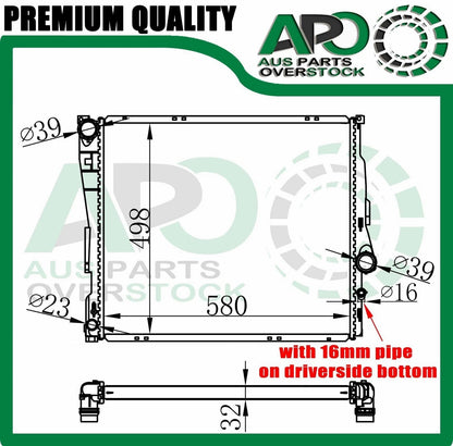 Radiator For BMW X3 E83 1.8L 2.0L 2.5L 3.0L 3.3L Petrol Diesel 2004-2010