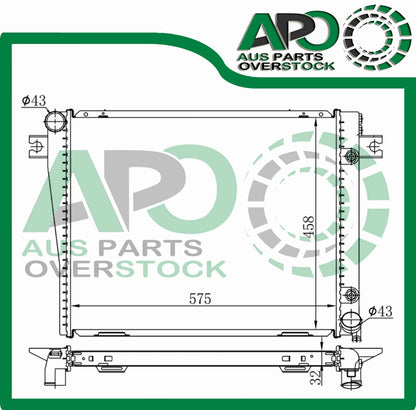 Radiator for BMW 5 Series E28 525i 528i 533i 535i 1981-1988