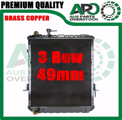 3Row Copper Radiator For Isuzu NPR400 NPR300 NQR300 1999-07 590mm Core Height