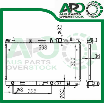 Radiator CHRYSLER NEON 1996-8/1999 Auto / Manual