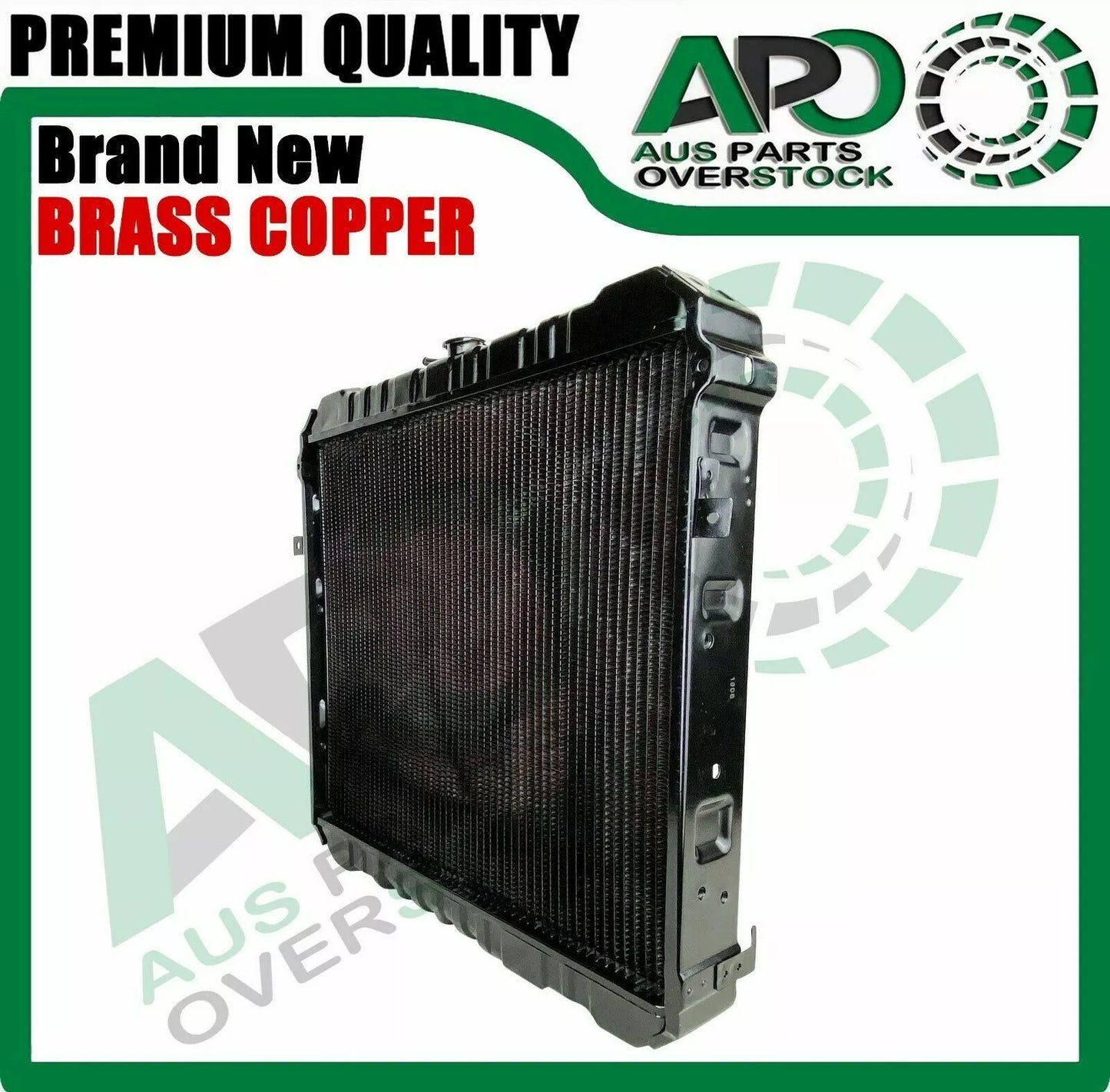 Copper Brass Radiator For DAIHATSU DELTA V57 V58 Lower hose on driver side