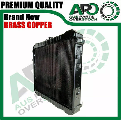 Copper Brass Radiator For DAIHATSU DELTA V57 V58 Lower hose on driver side