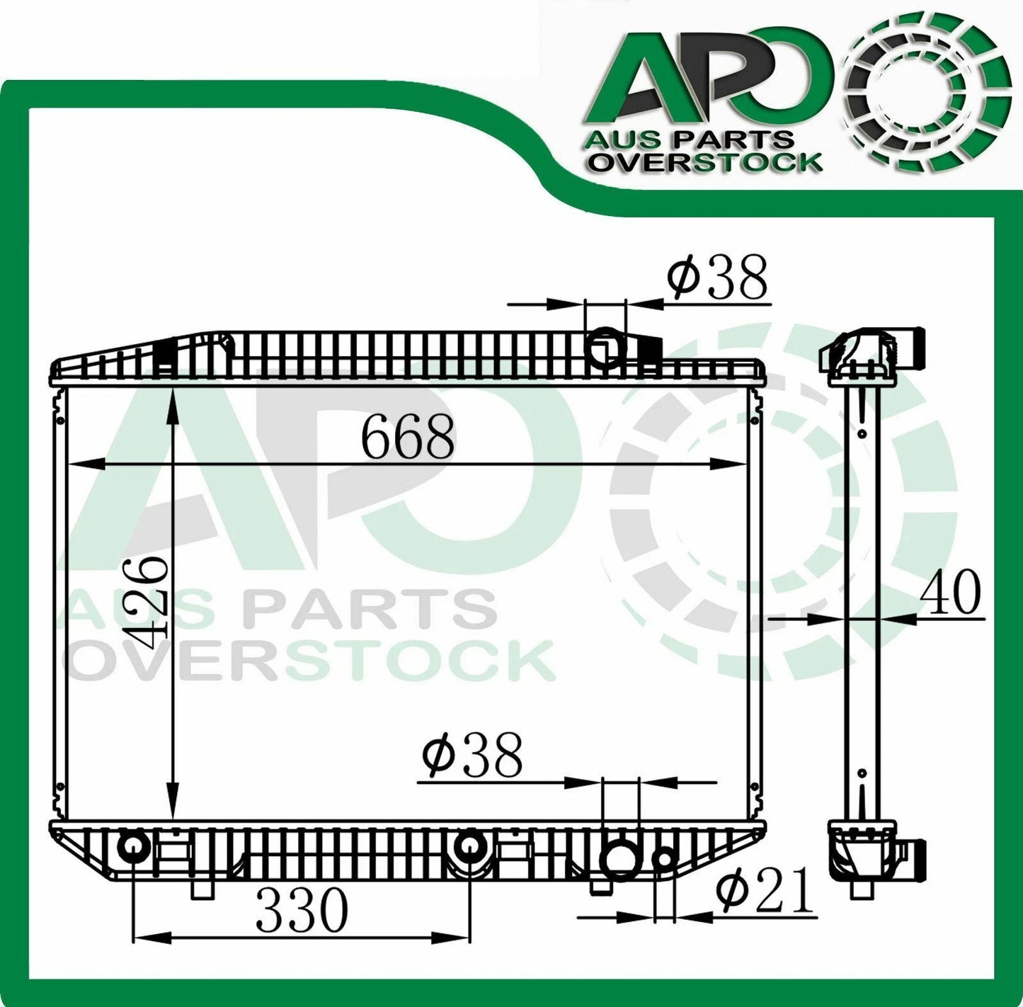 Radiator For MERCEDES S CLASS W126 380S 420S 500S 560S 1981-1991