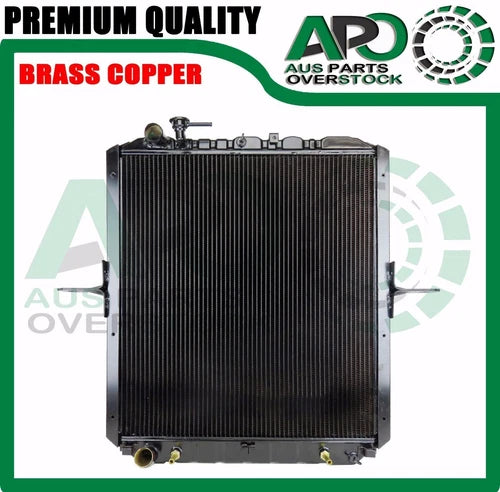 3 Row Brass Copper Radiator For Isuzu NPR NQR NRR Diesel 04-On 620mm Core Height