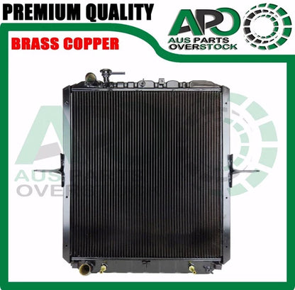 3 Row Brass Copper Radiator For Isuzu NPR NQR NRR Diesel 04-On 620mm Core Height